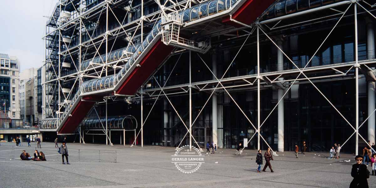 Centre Pompidou Paris 03 1991 © Gerald Langer 3 1 - Gerald Langer