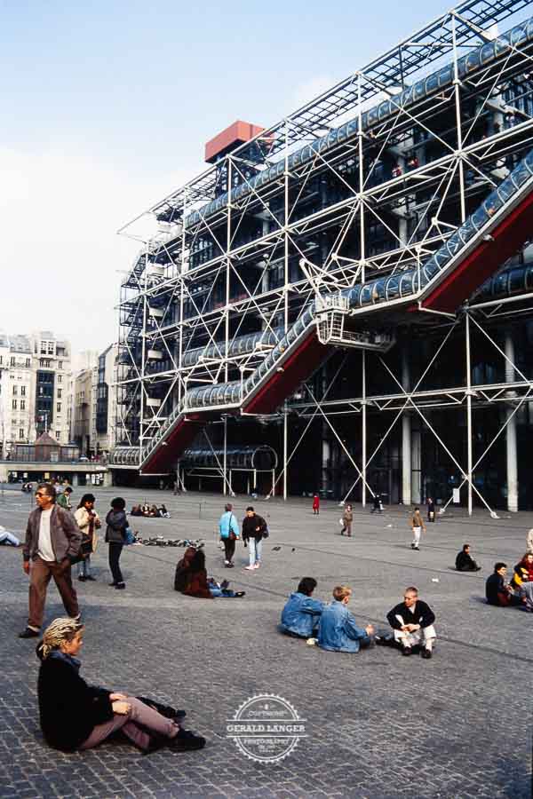 Centre Pompidou Paris 03 1991 © Gerald Langer 2 - Gerald Langer